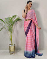 Premium Georgette 1 Minute Ready to wear sarees